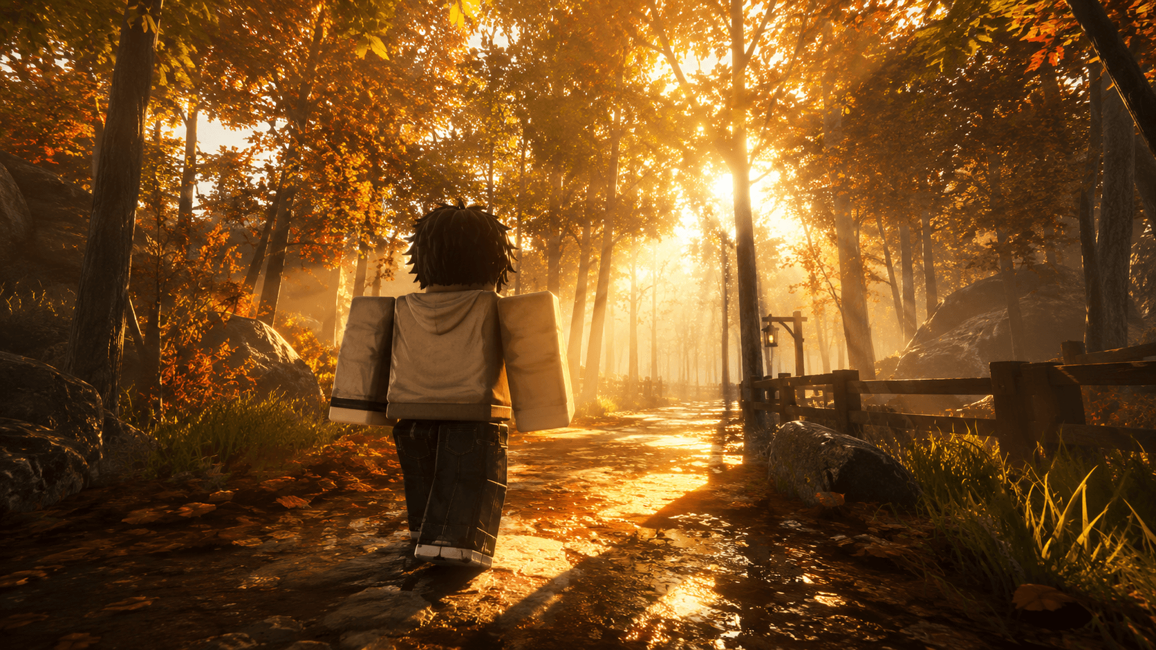 Shader-enhanced Roblox scene